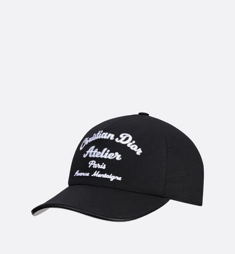 dior black baseball cap|christian dior baseball cap.